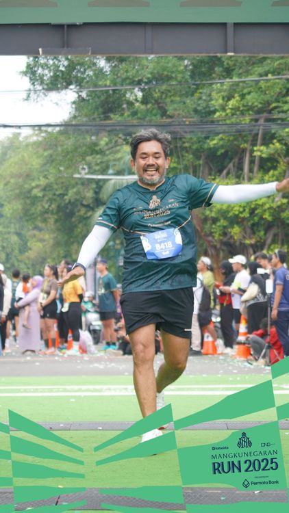 Race photo from Mangkunegaran Run 2025