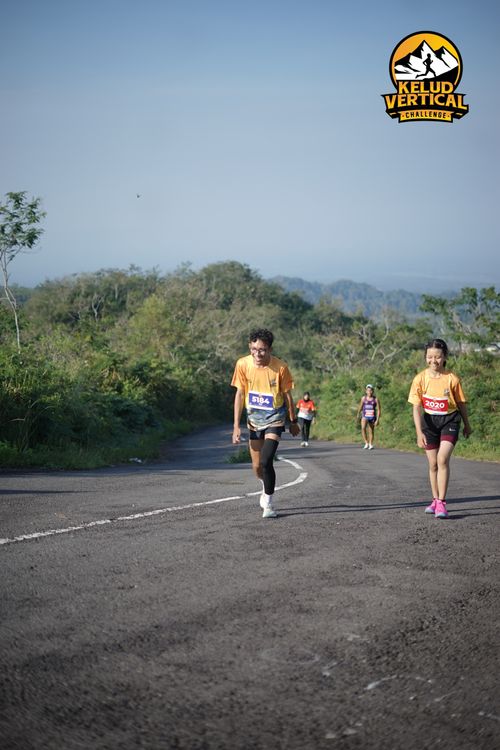 Race photo from Kelud Vertical Challenge 2024