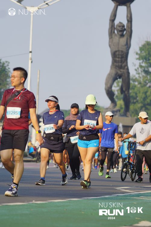 Race photo from Nu Skin Run 10K