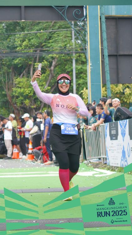 Race photo from Mangkunegaran Run 2025