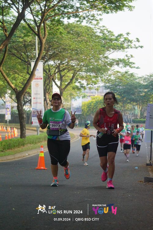 Race photo from BAF LIONS RUN 2024