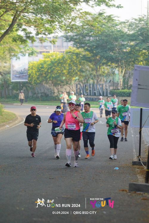 Race photo from BAF LIONS RUN 2024