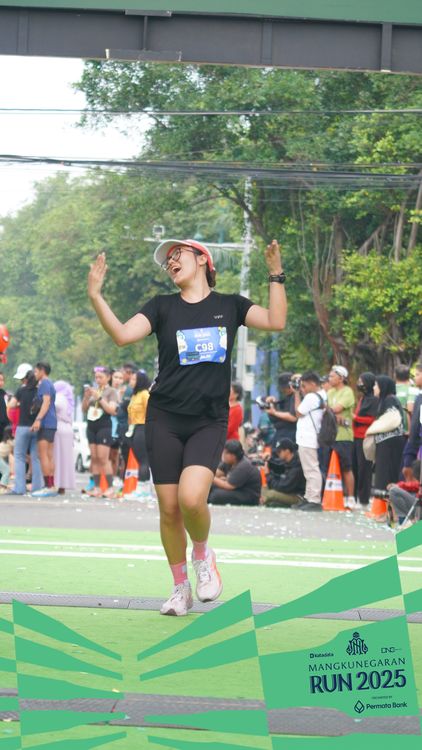 Race photo from Mangkunegaran Run 2025