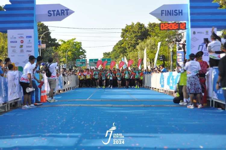 Race photo from Jabar Run 10K 2024