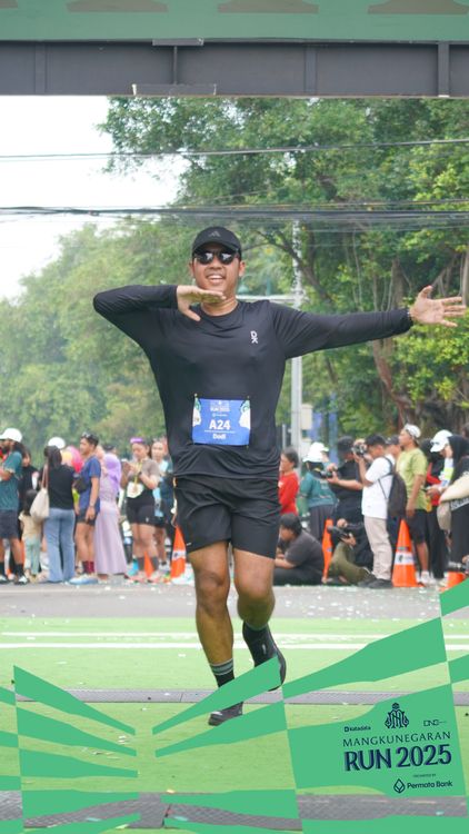 Race photo from Mangkunegaran Run 2025