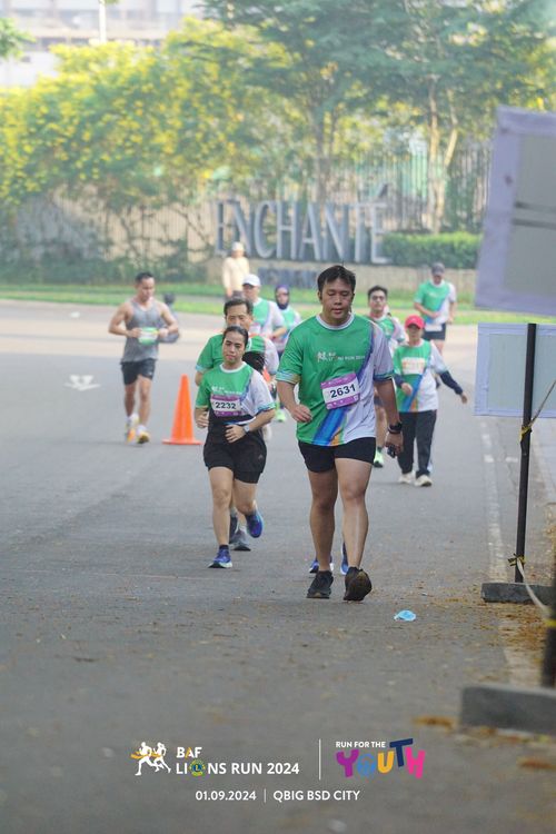 Race photo from BAF LIONS RUN 2024