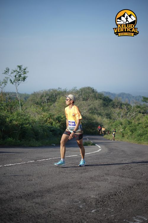 Race photo from Kelud Vertical Challenge 2024