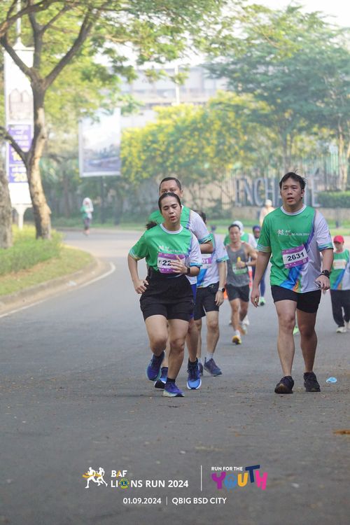 Race photo from BAF LIONS RUN 2024