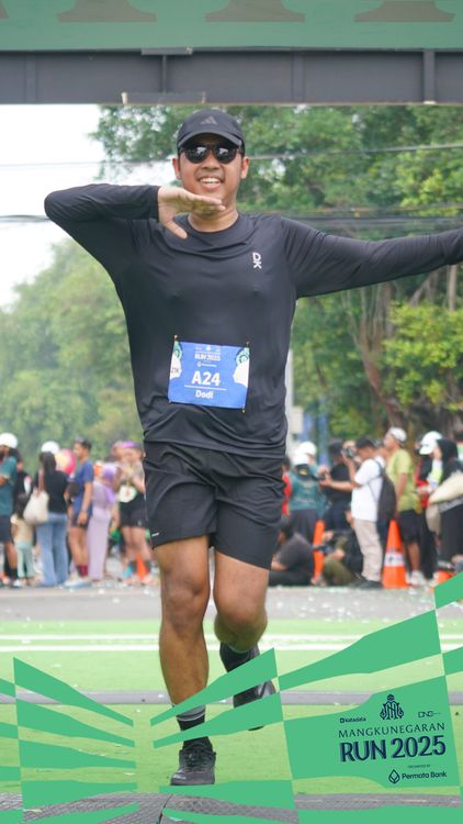 Race photo from Mangkunegaran Run 2025