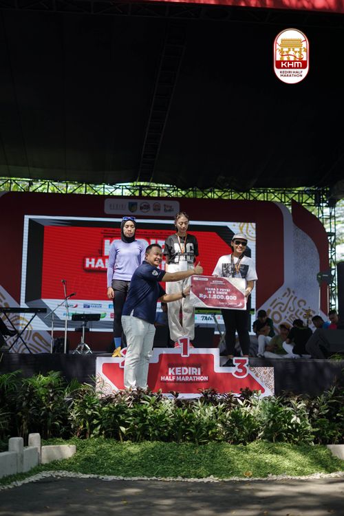 Race photo from Kediri Half Marathon 2025