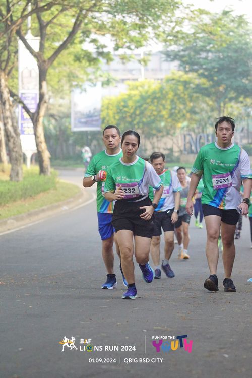 Race photo from BAF LIONS RUN 2024
