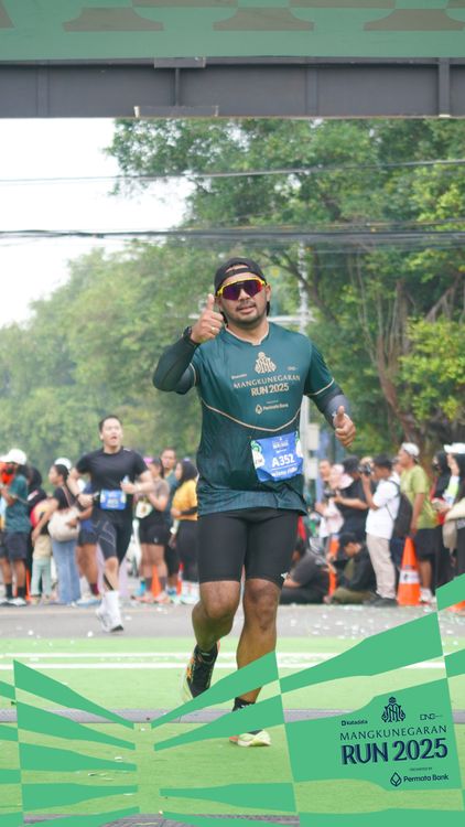 Race photo from Mangkunegaran Run 2025