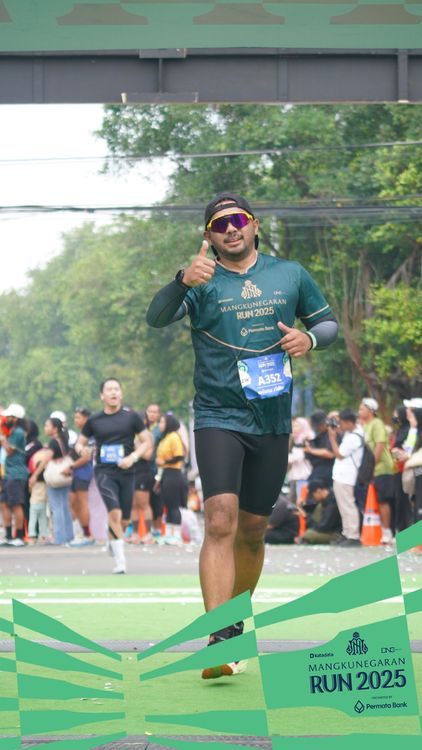 Race photo from Mangkunegaran Run 2025