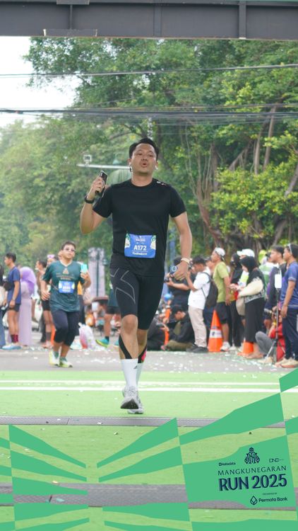 Race photo from Mangkunegaran Run 2025