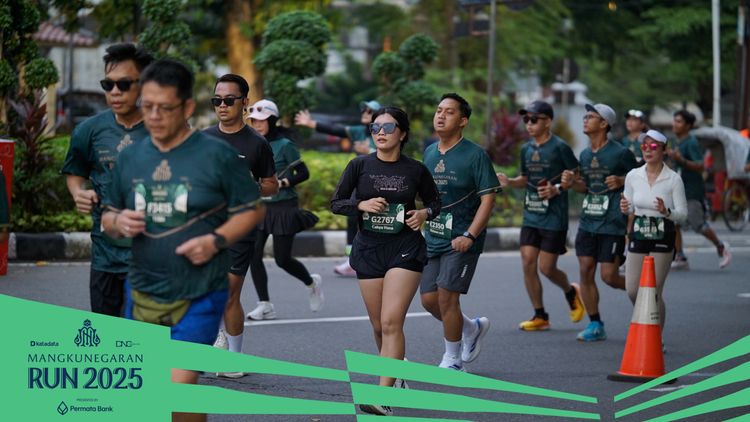 Race photo from Mangkunegaran Run 2025