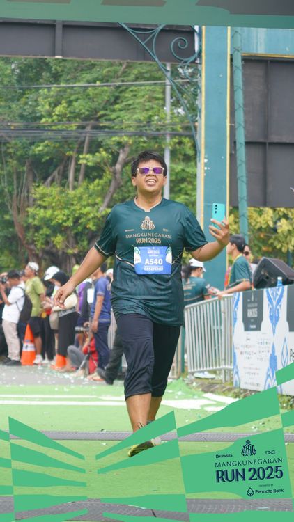 Race photo from Mangkunegaran Run 2025