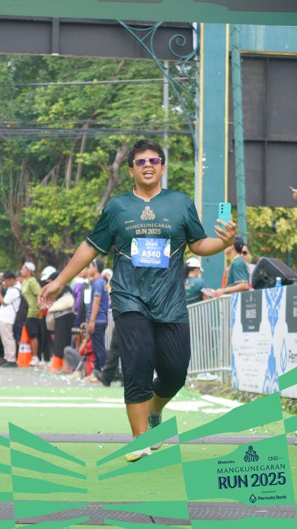 Race photo from Mangkunegaran Run 2025