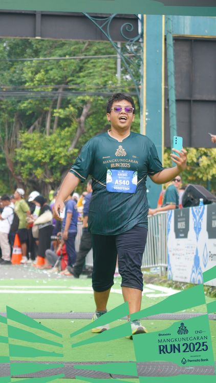 Race photo from Mangkunegaran Run 2025