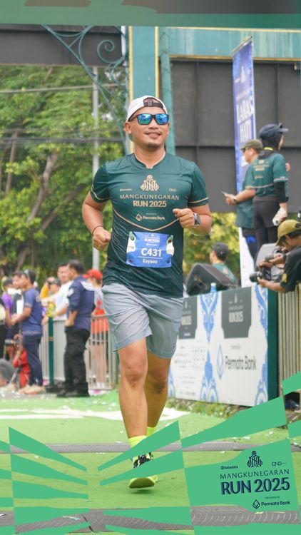 Race photo from Mangkunegaran Run 2025
