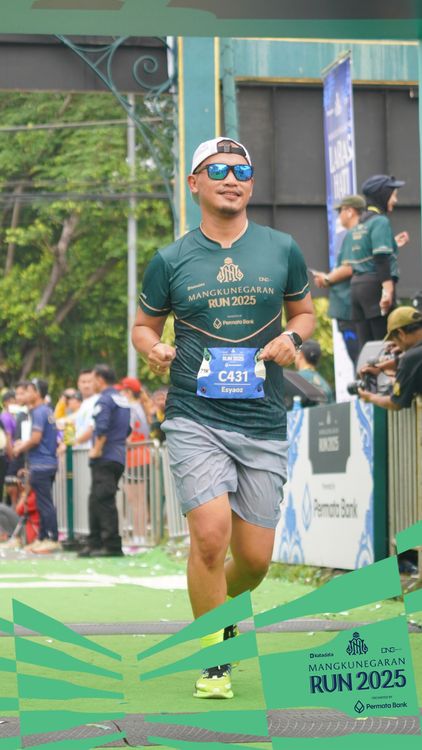 Race photo from Mangkunegaran Run 2025