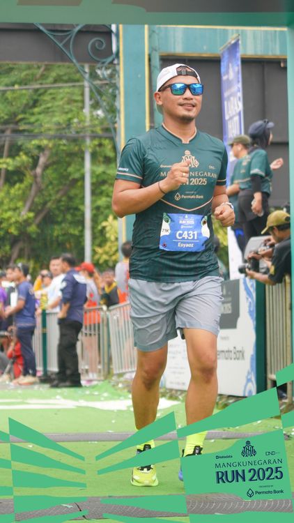 Race photo from Mangkunegaran Run 2025