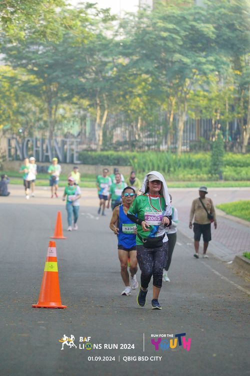 Race photo from BAF LIONS RUN 2024