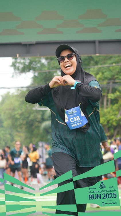 Race photo from Mangkunegaran Run 2025