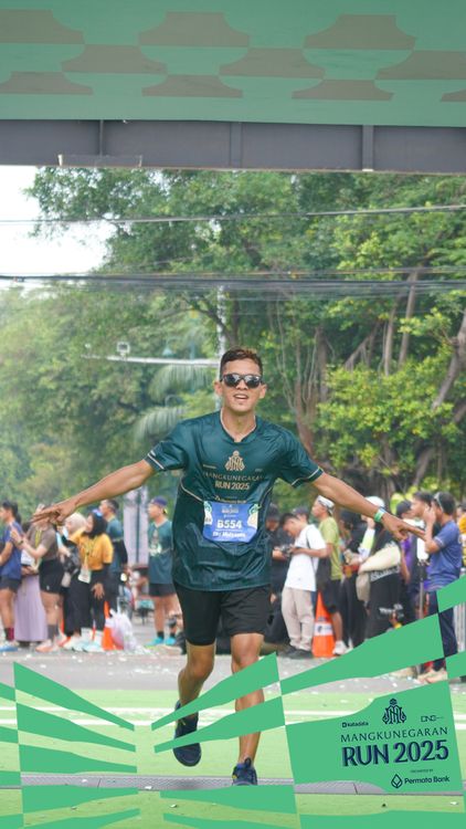 Race photo from Mangkunegaran Run 2025