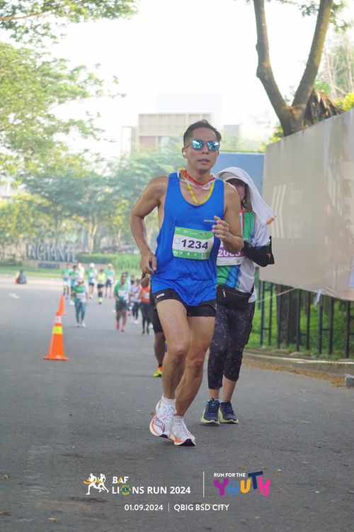 Race photo from BAF LIONS RUN 2024