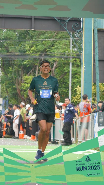 Race photo from Mangkunegaran Run 2025