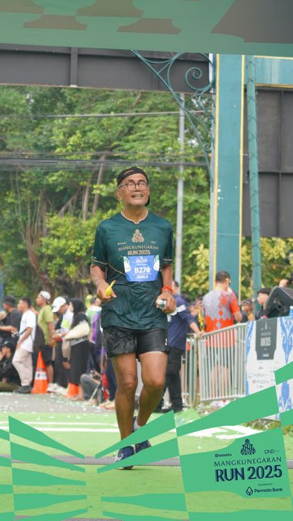 Race photo from Mangkunegaran Run 2025