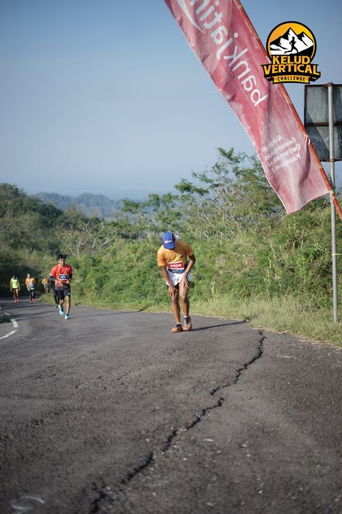 Race photo from Kelud Vertical Challenge 2024