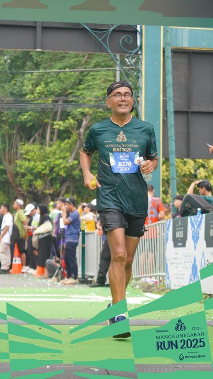 Race photo from Mangkunegaran Run 2025