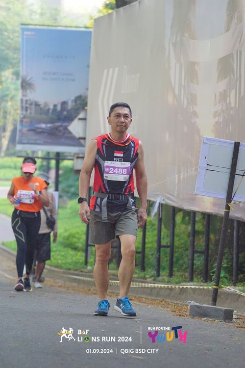 Race photo from BAF LIONS RUN 2024