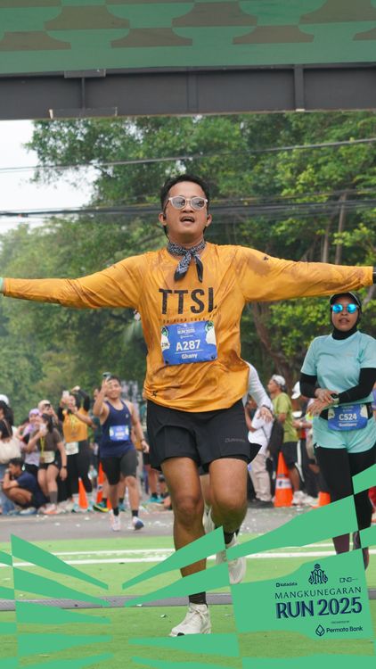 Race photo from Mangkunegaran Run 2025