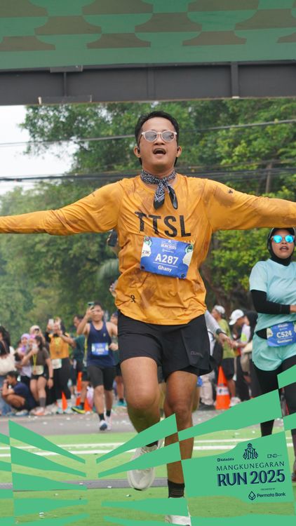 Race photo from Mangkunegaran Run 2025
