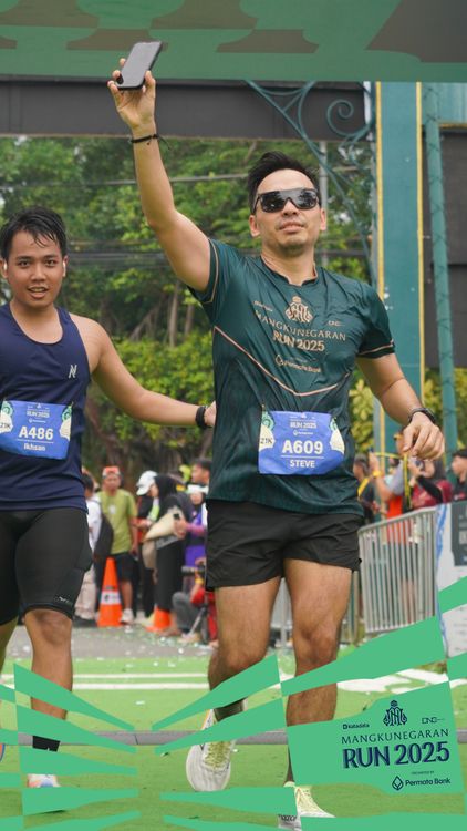 Race photo from Mangkunegaran Run 2025