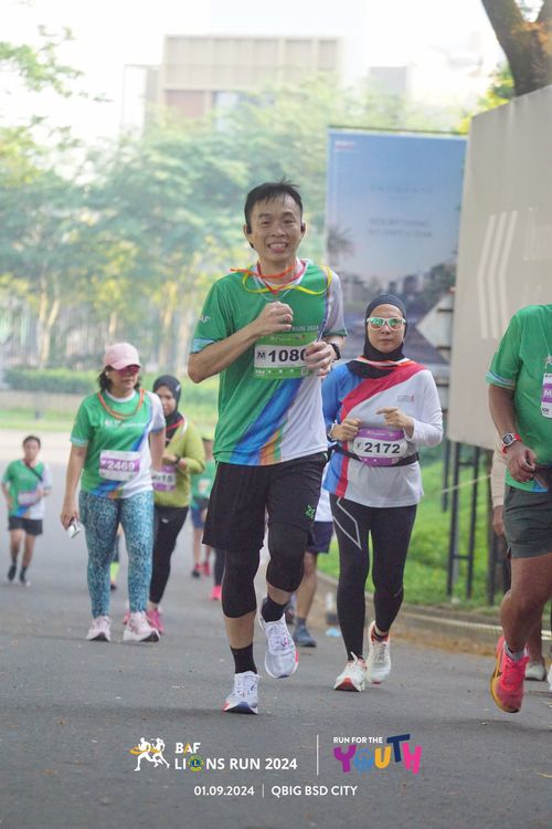 Race photo from BAF LIONS RUN 2024