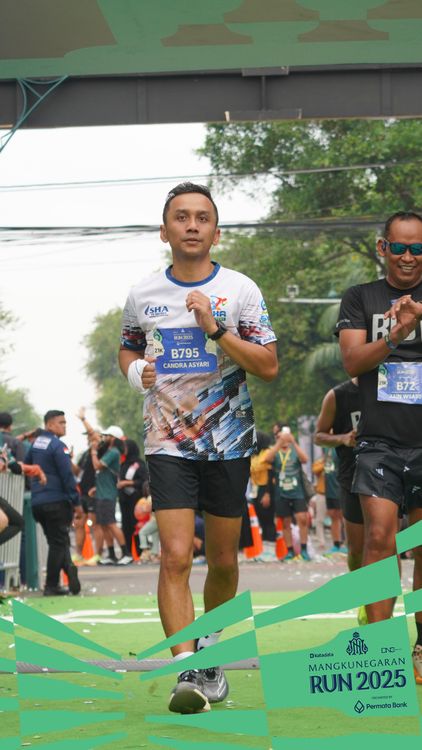 Race photo from Mangkunegaran Run 2025