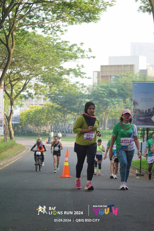 Race photo from BAF LIONS RUN 2024