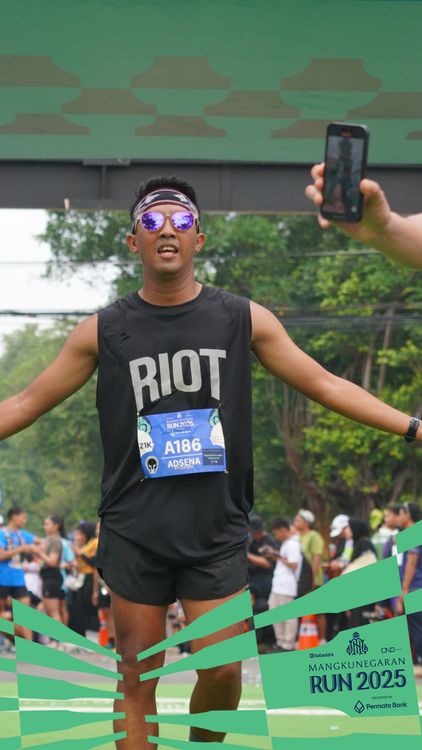 Race photo from Mangkunegaran Run 2025