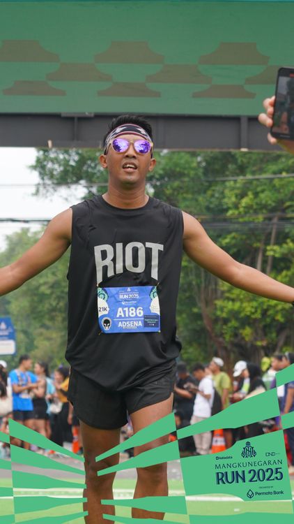 Race photo from Mangkunegaran Run 2025