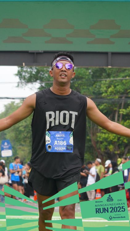 Race photo from Mangkunegaran Run 2025
