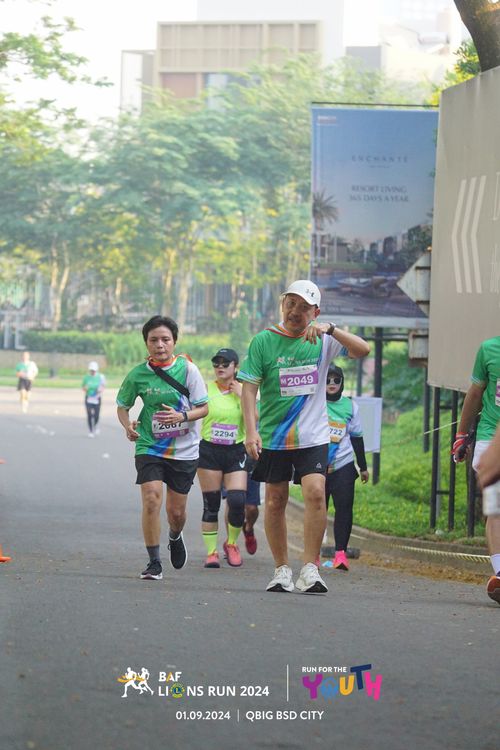 Race photo from BAF LIONS RUN 2024