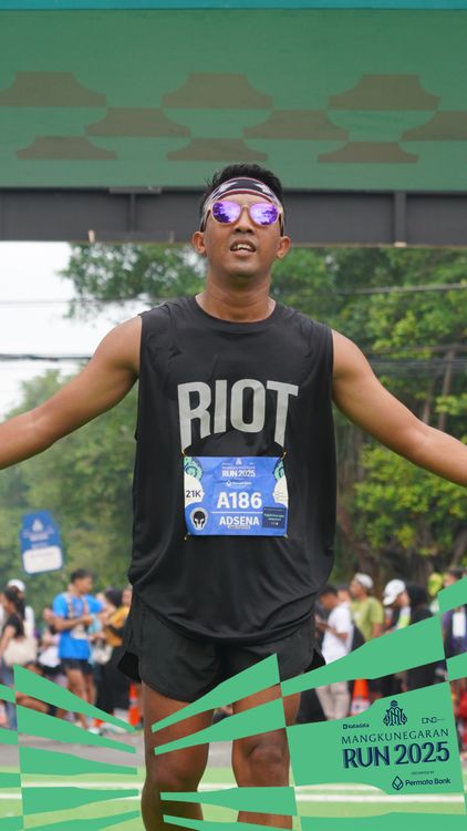 Race photo from Mangkunegaran Run 2025