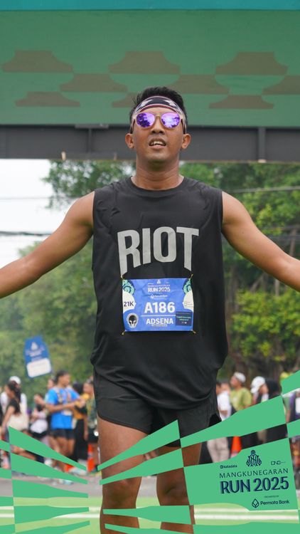Race photo from Mangkunegaran Run 2025