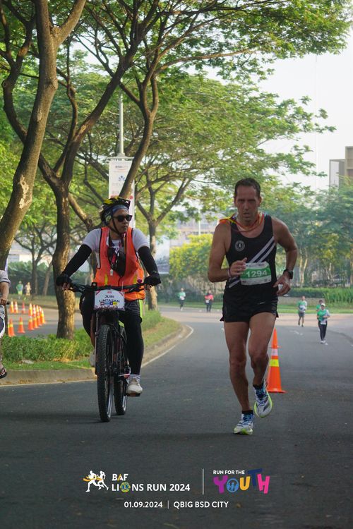 Race photo from BAF LIONS RUN 2024