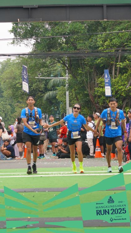 Race photo from Mangkunegaran Run 2025