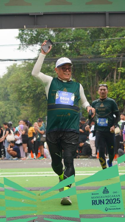 Race photo from Mangkunegaran Run 2025