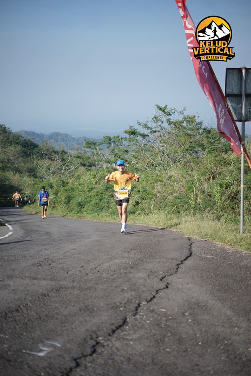 Race photo from Kelud Vertical Challenge 2024